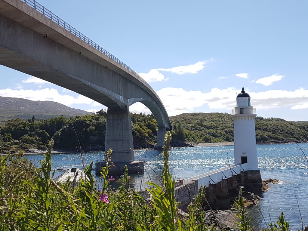 Eilean Ban Lighthouse and Skye Bridge