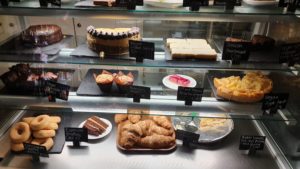 Cake counter at The Granary