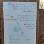 Interpretation board for The Black Lochs