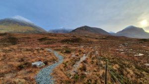 The view of the Red Hills,  Glen Sligachan