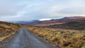 Glen Varragil Forest Walk looking towards Portree