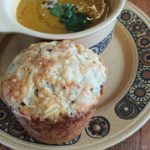 Soup and savoury muffin