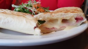 Brie and Cranberry Panini
