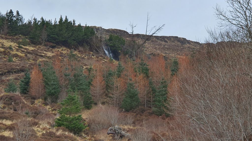 The Gaskin Burn Waterfall