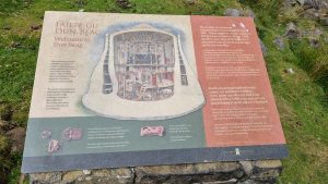 Dun Beag Broch Information board