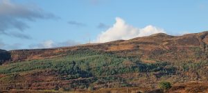 Skriaig masts from the Braes Road