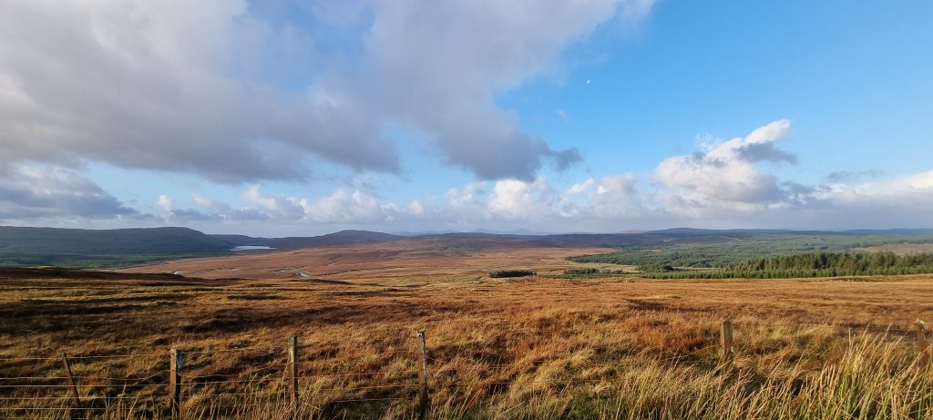 Views west to the windfarms