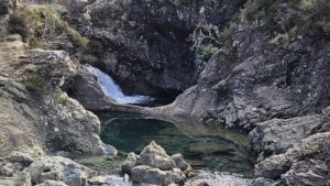 Natural arch in the Fairy Pools