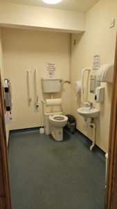 Disabled toilet in Glenelg Community Hall